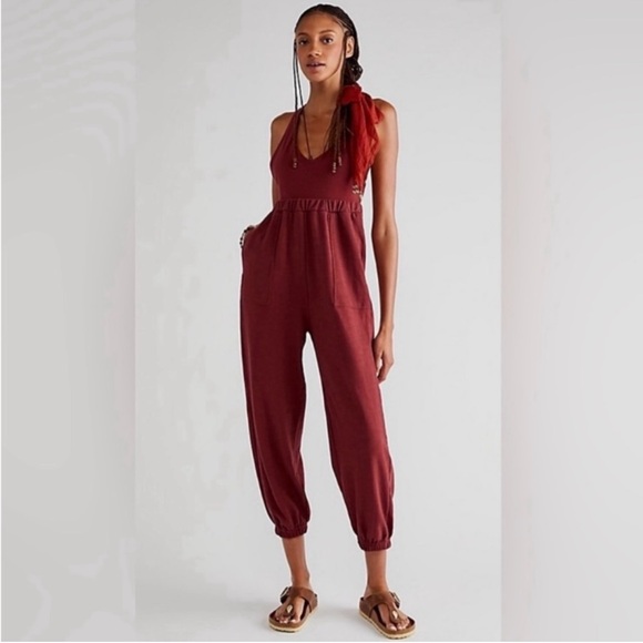 Free People Kyle One Piece Jumpsuit Romper L - Picture 1 of 7